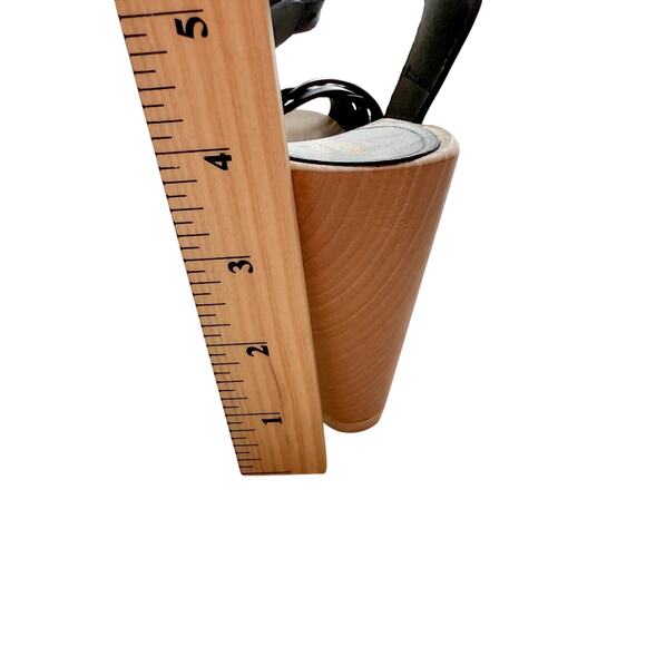 Swedish Hasbeens Woven Clog Sandals 36 US 6 Black Heeled Shoes Boho - Picture 8 of 10